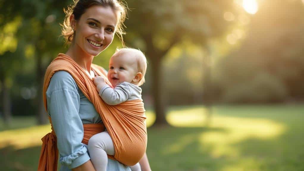 portage en charpe b n fique