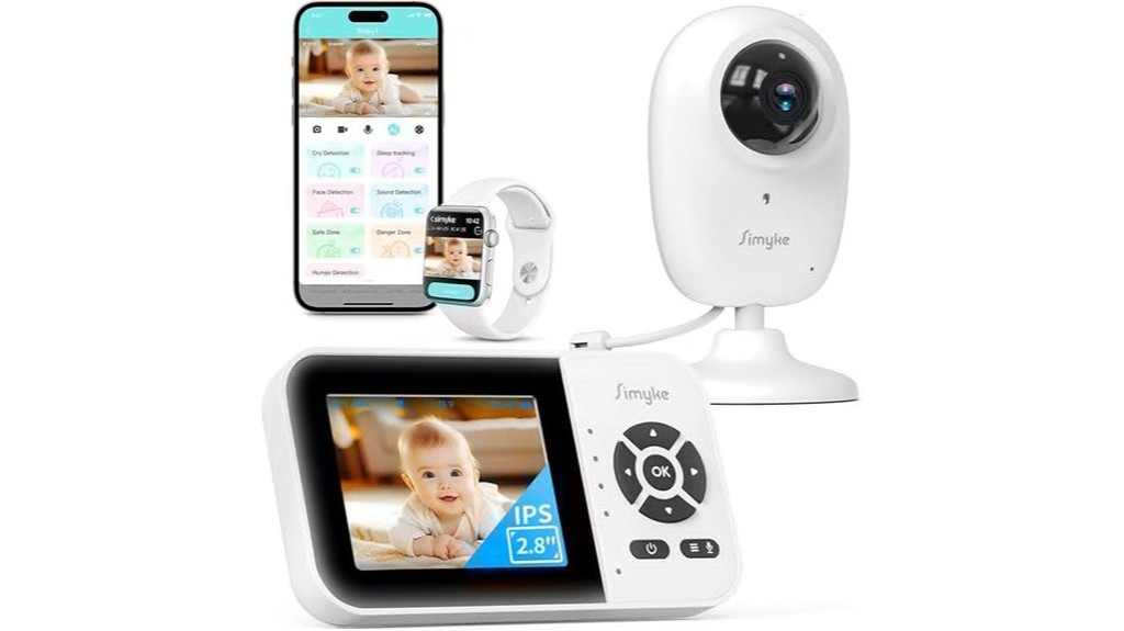 Moniteur pour bébé avec audio