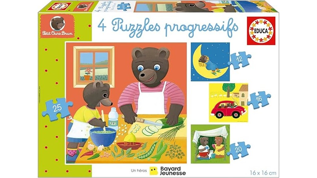 10 meilleurs puzzles éducatifs pour chaque âge, selon les experts en développement de l'enfant 7 petit ours brun casse-têtes