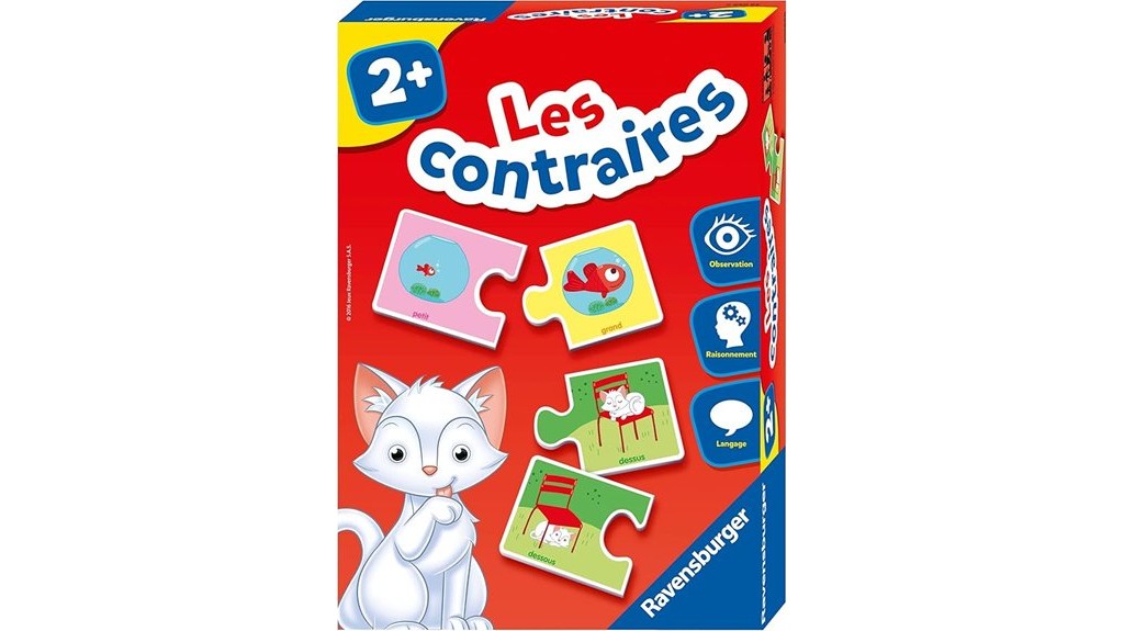 10 meilleurs puzzles éducatifs pour chaque âge, selon les experts en développement de l'enfant 2 Jeu éducatif des contraires de Ravensburger