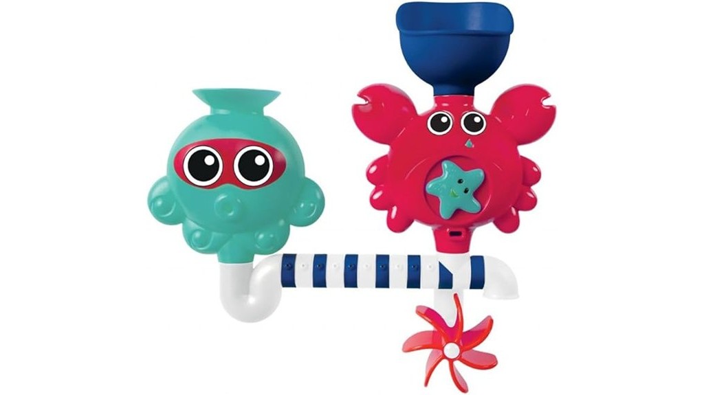 jouet de bain avec circuit d'eau