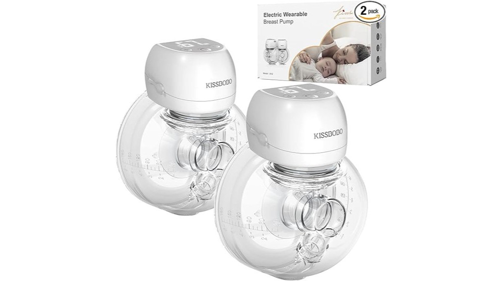 Pompe électrique sans fil pour l'allaitement mains libres