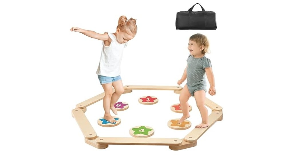 10 meilleurs jeux Montessori pour les enfants de 2 à 6 ans, approuvés par des experts 3 barres d'équilibre en bois set