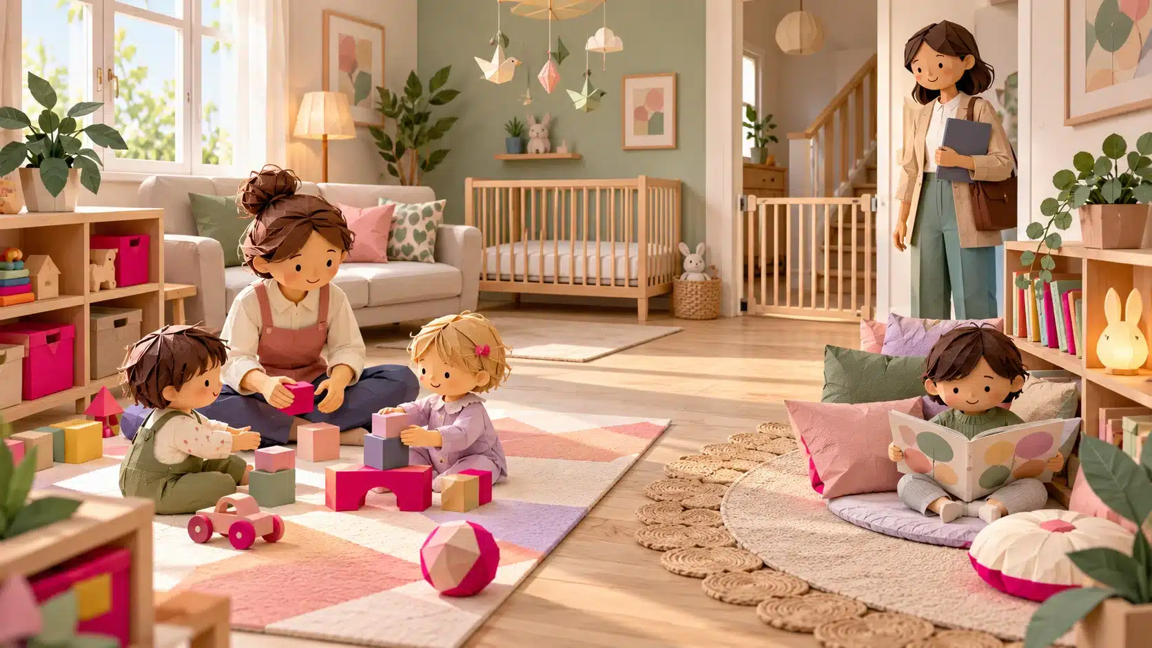 Aménager sa maison d’assistante maternelle : espace de jeu, coin calme et ce que vérifie la PMI